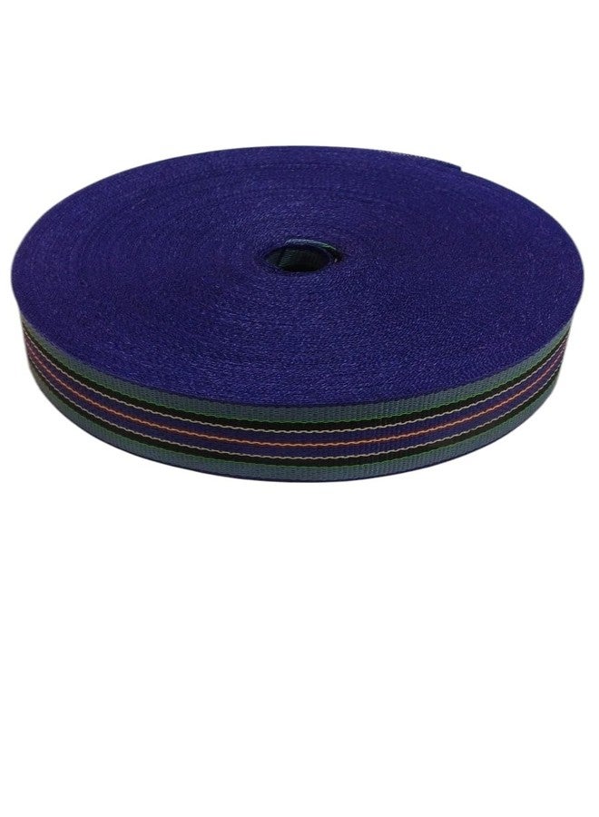 DHSVS Nylon Niwar Roll 2-Inch | 80 Meters Strong Niwar Tape for Charpai, Furniture, and Repairs Niwar Patta Roll for Chair Charpai Palang Khat Metal Bed Multipurpose Use-Nylon (Blue) - Image 3